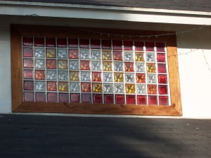 Color Glass Block Window
